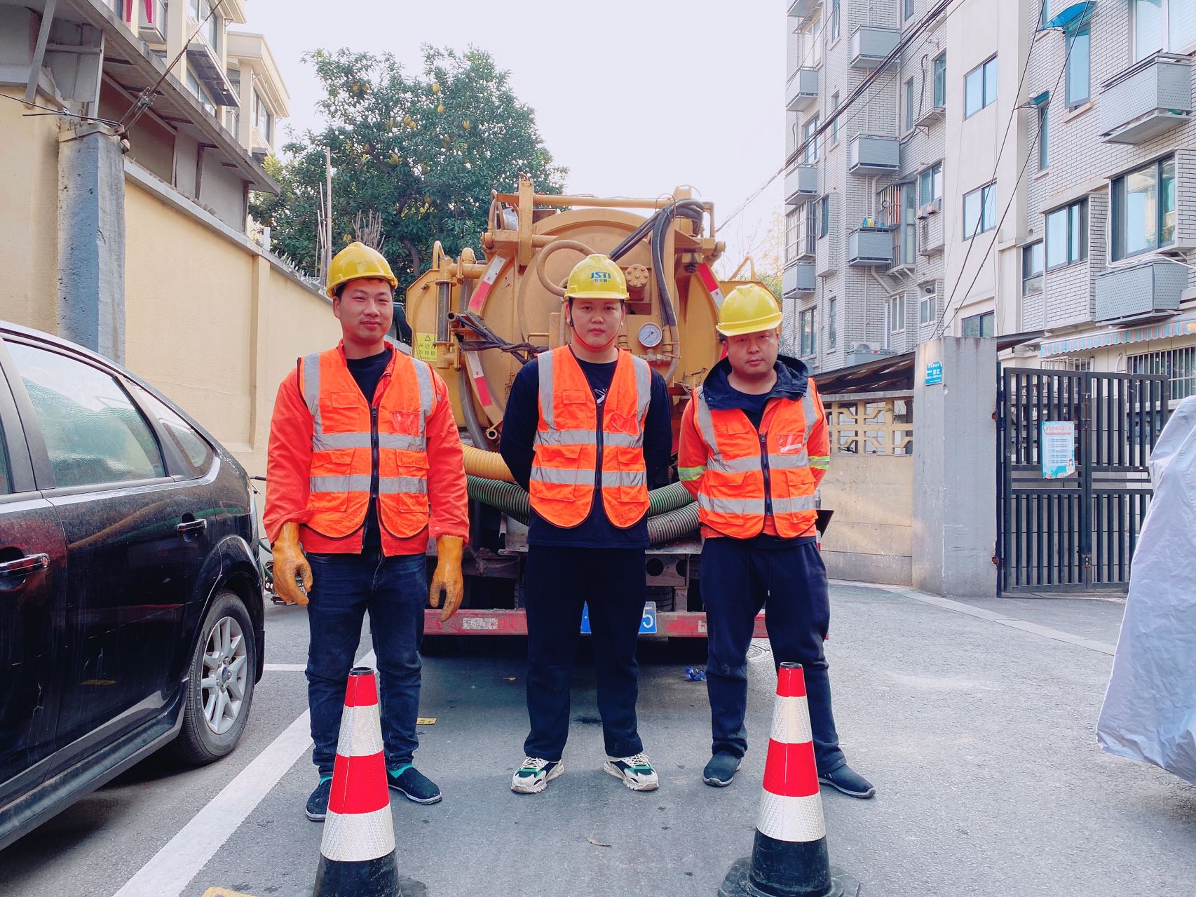 镇江南京某小区管道清淤检测施工